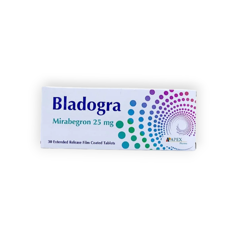 BLADOGRA 25 MG 30 TAB