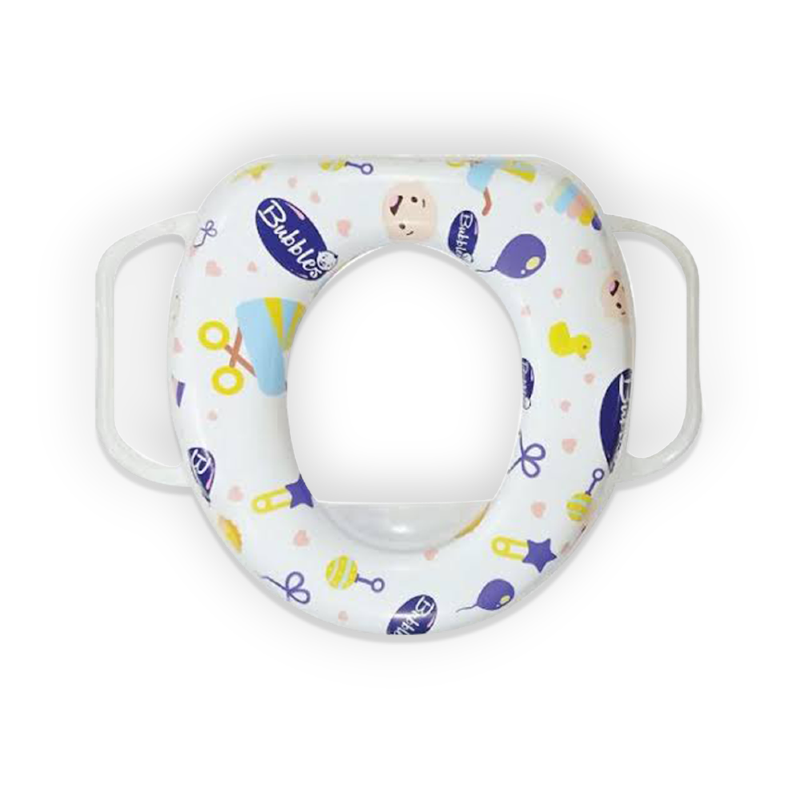 BUBBLES PADDED POTTY SEAT  WITH HANDLES18+ قاعدة تواليت بيد