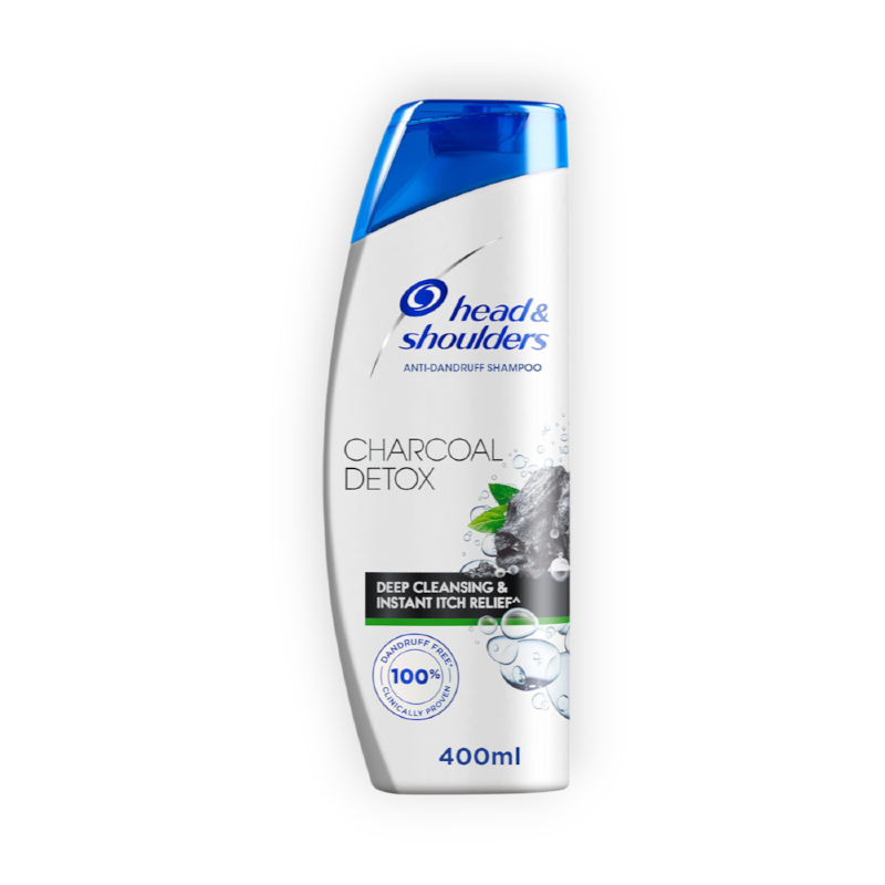 HEAD&SHOULDERS SHAMPOO CHARCOAL DETOX 400ML