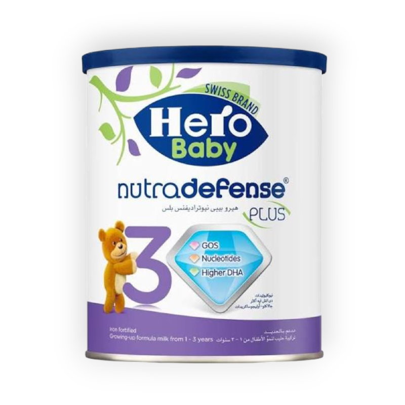HERO BABY 3  (NUTRADEFENSE) PLUS MILK   400G