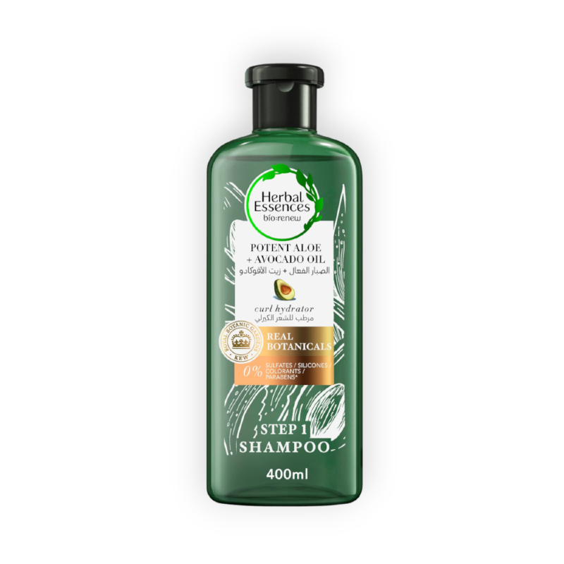 HERBAL ESS SHAMPOO POTENT ALOE+AVOCADO(0 COL)400ML