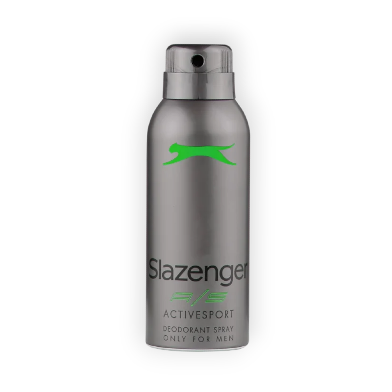 SLAZENGER DEODRANT SPRAY A/S GREEN 150ML FOR MEN
