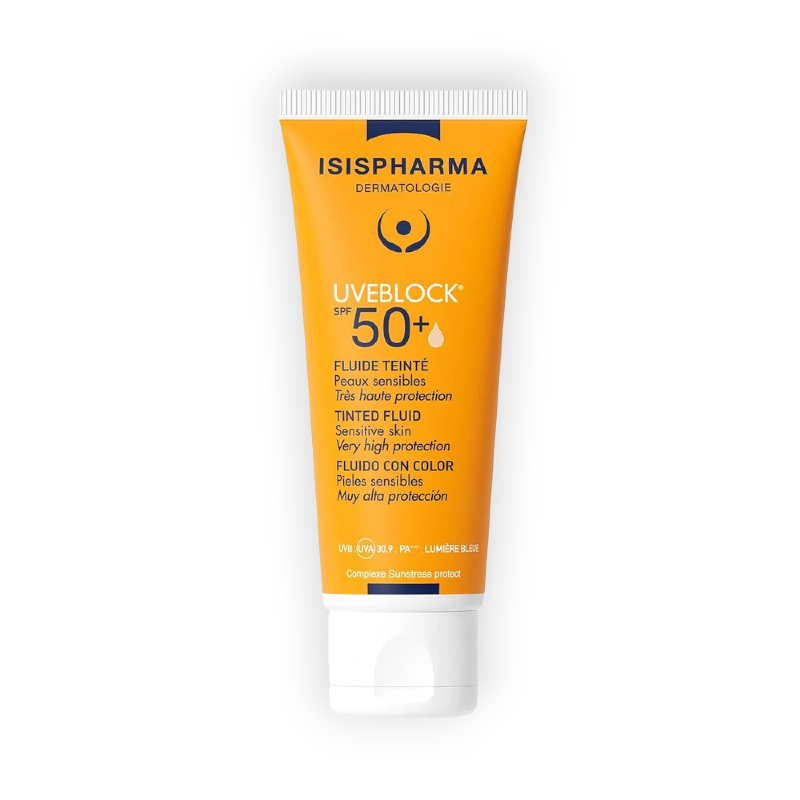 ISIS PHARMA UVEBLOCK SPF50 DRY TOUCH TINTED 40ML