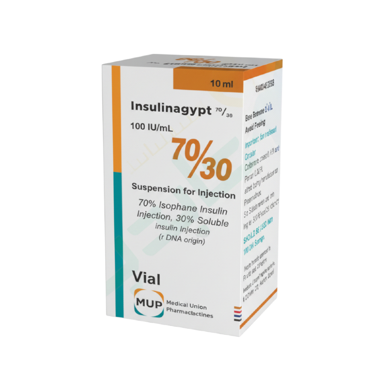 INSULINAGYPT 70/30 MG 10 ML