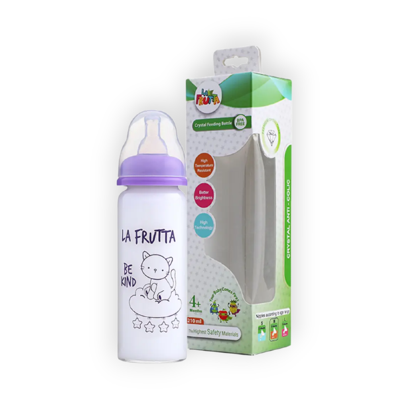 LA FRUTTA CRYSTAL FEEDING BOTTLE 210ML (22025)