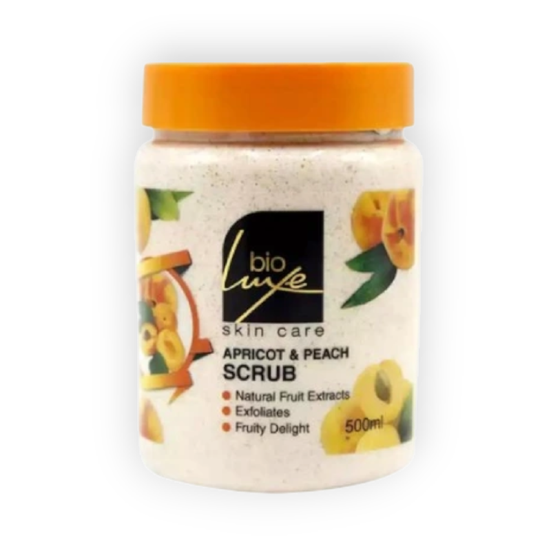BIOLUX SKIN CARE APRICOT&PEACH SCRUB 500ML