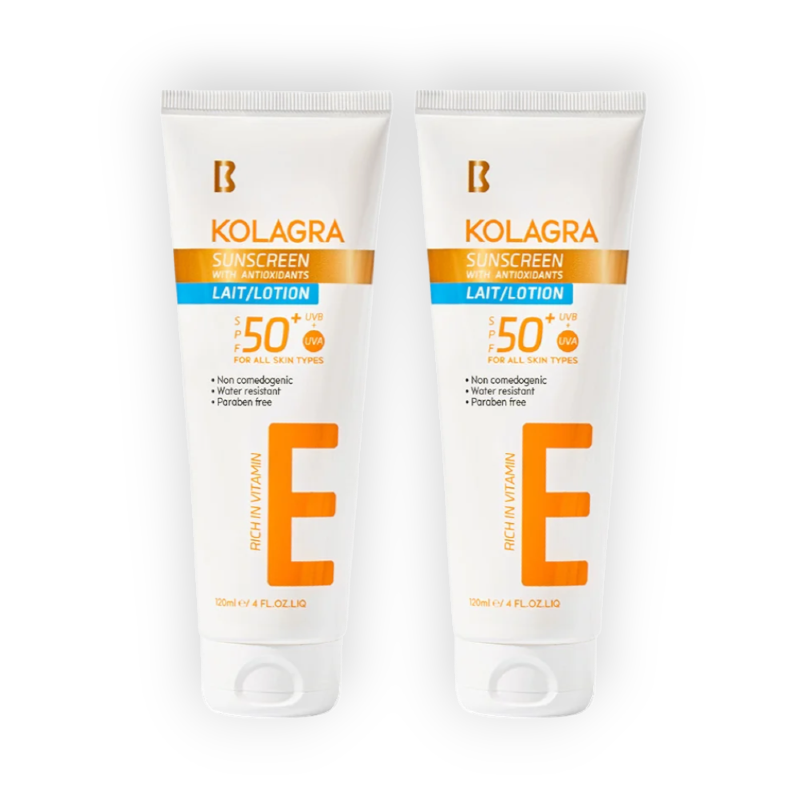KOLAGRA SUNSCREEN LOTION SPF50+120ML (1+1) OFFER
