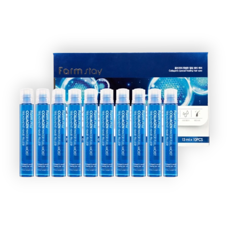 FARM STAY HYALURONIC ACID SUPER AQUA HAIR FILLER 13MX10PCS