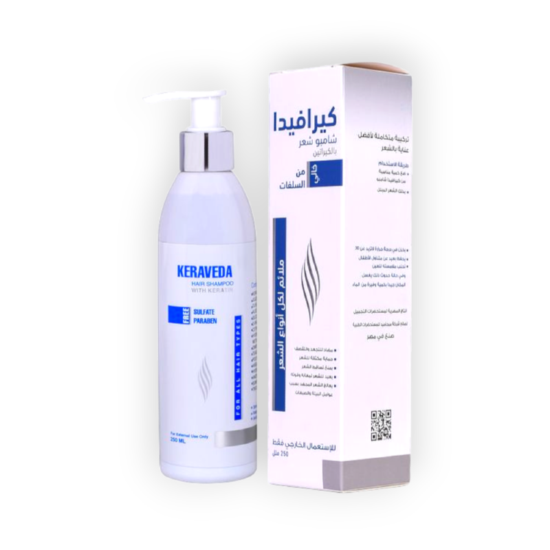 KERAVEDA HAIR SHAMPOO KERATIN 250ML