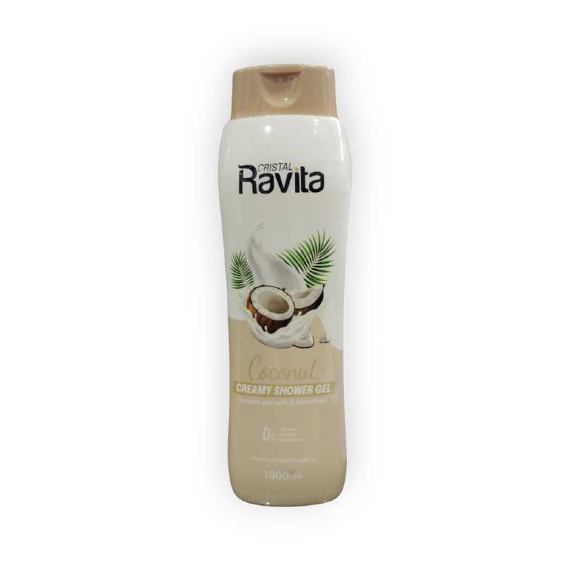 CRISTAL RAVITA COCONUT CREAMY SHOWER GEL1000ML