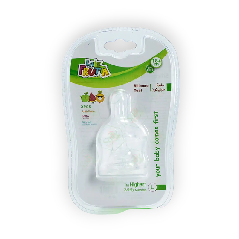 LA FRUTTA SILICON TEAT (L) 2PCS (22113)