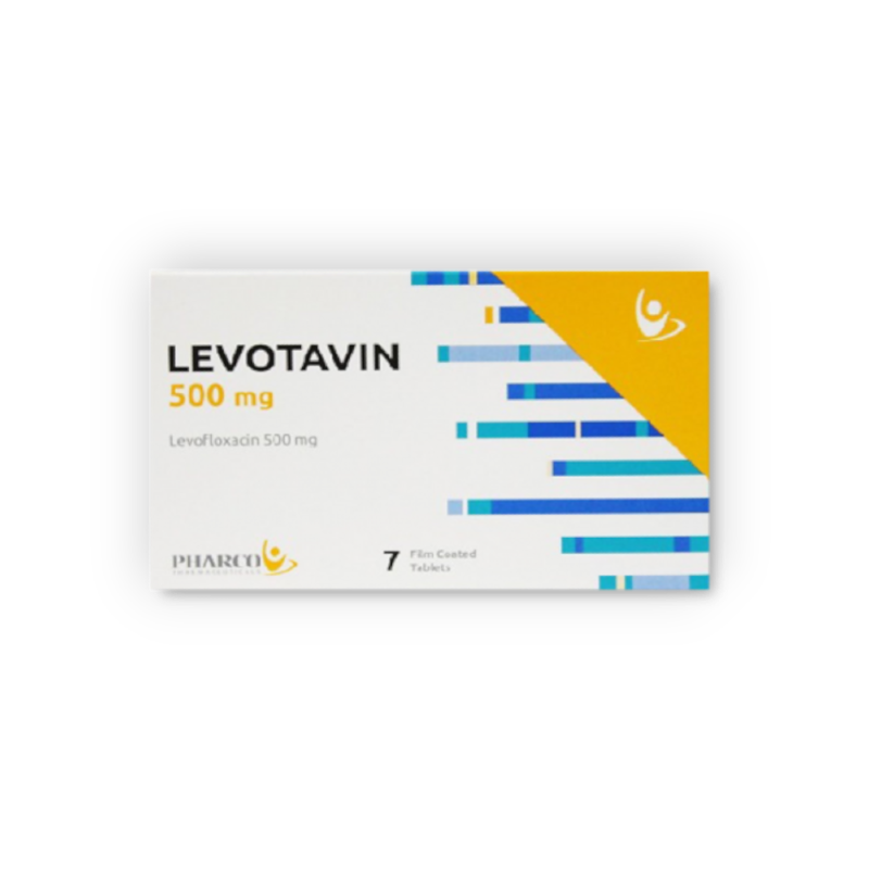 LEVOTAVIN 500 MG 7 TAB