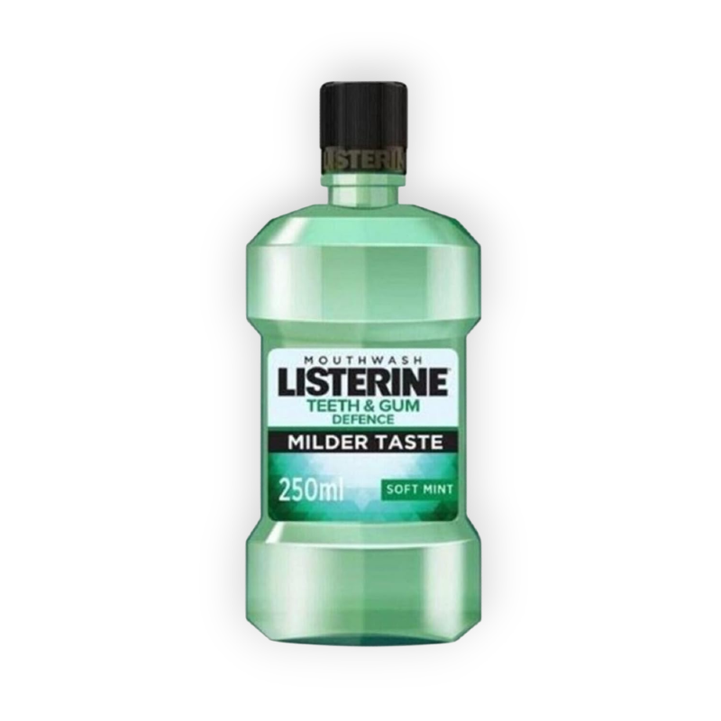 LISTERINE M.W TEETH&GUM DEFENCE SOFT MINT 250MLNEW