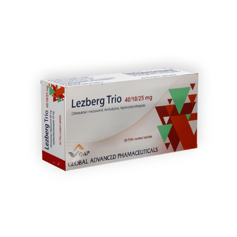 LEZBERG TRIO 40 10 25 MG 30 TAB سعر جديد