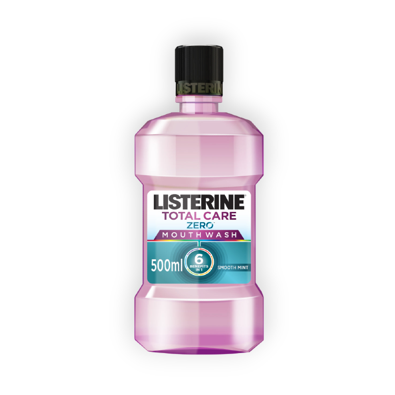 LISTERINE M.W TOTAL CARE ZERO TEETH PROT 500ML NEW