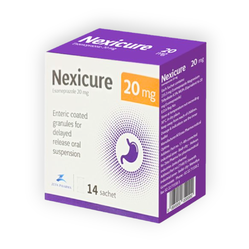NEXICURE 20 MG 14 SACHET