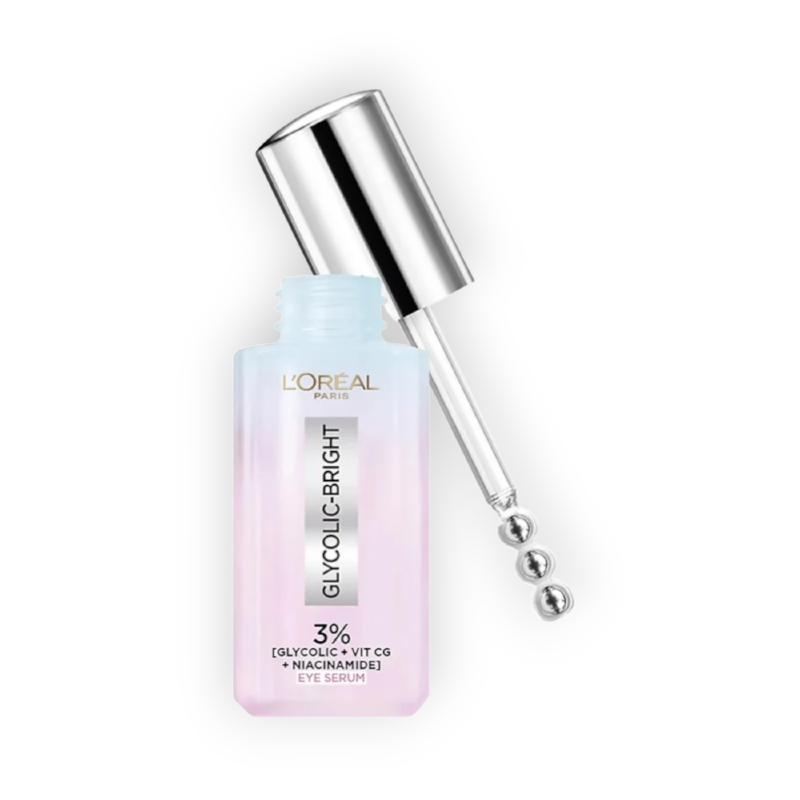 LOREAL GLYCOLIC BRIGHT DARK CIRCLES EYE SERUM 20ML