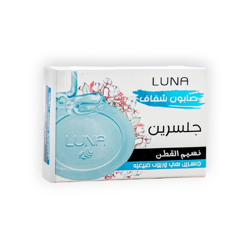 LUNA TRANSPARENT SOAP (COTTON FLOWERS) 100GM