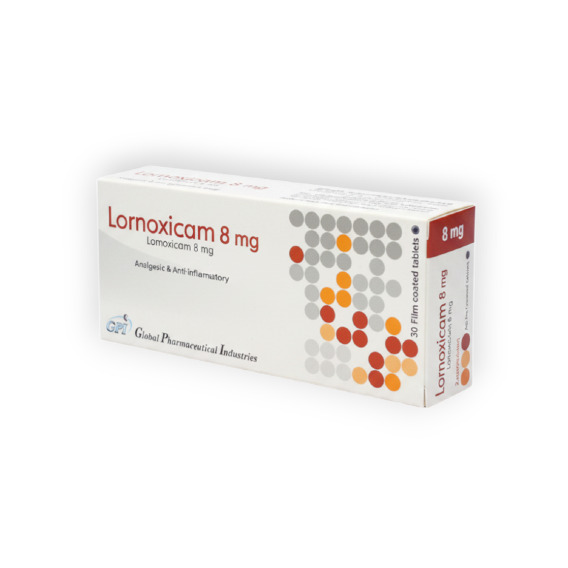 LORNOXICAM 8 MG   30 TAB س ج