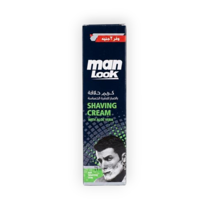 MAN LOOK SHAVING CREAM (ALOE VERA) 40GM وفر2