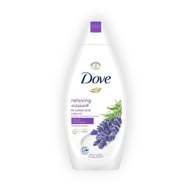 DOVE BODY WASH (RELAXING ) 500ML مستورد