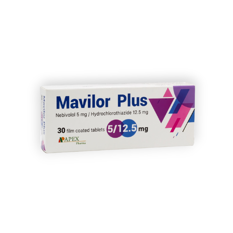 MAVILOR PLUS 5 12.5MG 30TAB سعر جديد
