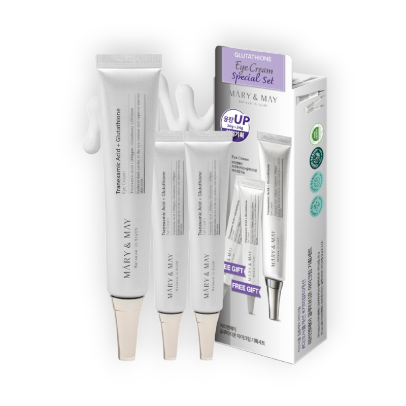 MARY&MAY TRANEXAMIC ACID+GLUTATHIONE EYE CREAM SET