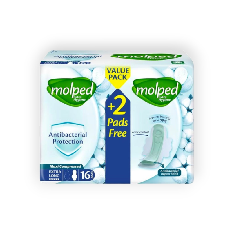 MOLPED ANTI-BACTERIAL EX-LONG 14PCS (1+1)OFFER