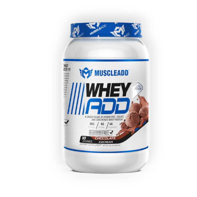 MUSCLE ADD WHEY ADD 30 SERV CHOCOL ICE