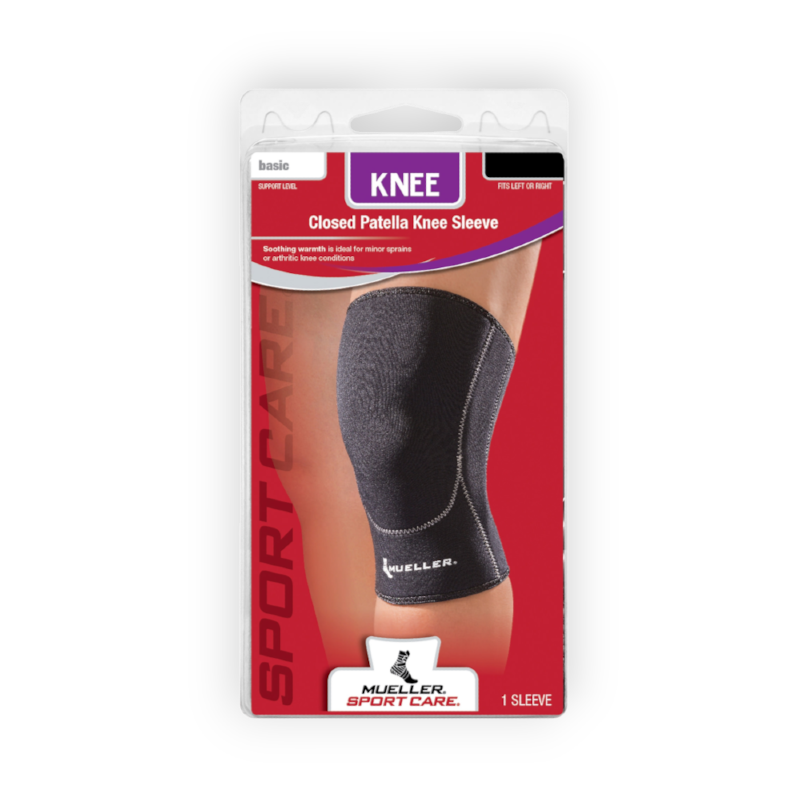 MUELLER CLOSED PATELLA KNEE SLEEVE (S)(52641)