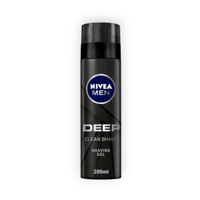 NIVEA SHAVING GEL DEEP CLEAN F MEN 200ML