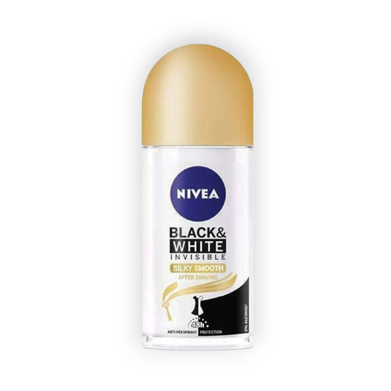 NIVEA DEOD ROLL ON (INVISIBLE SILKY) F W 50ML OF