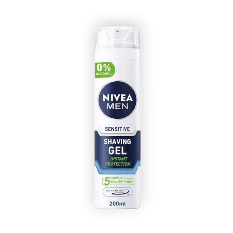 NIVEA SHAVING GEL SENSITIVE F MEN 200ML