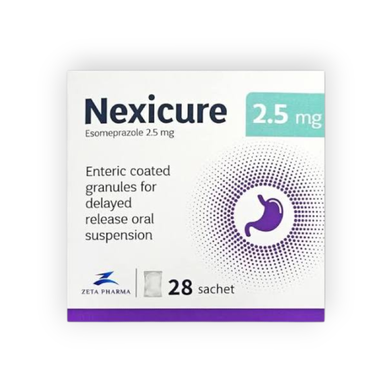 NEXICURE 2.5 MG 28 SACHET