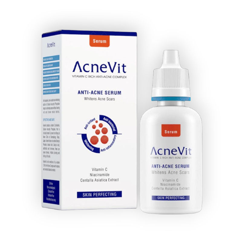 ACNEVIT ANTI-ACNE SERUM 20ML &NUTRIVAM CLEANSING GEL 200ML