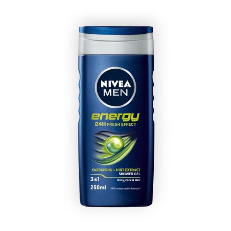 NIVEA SHOWER GEL (ENERGY) 250ML