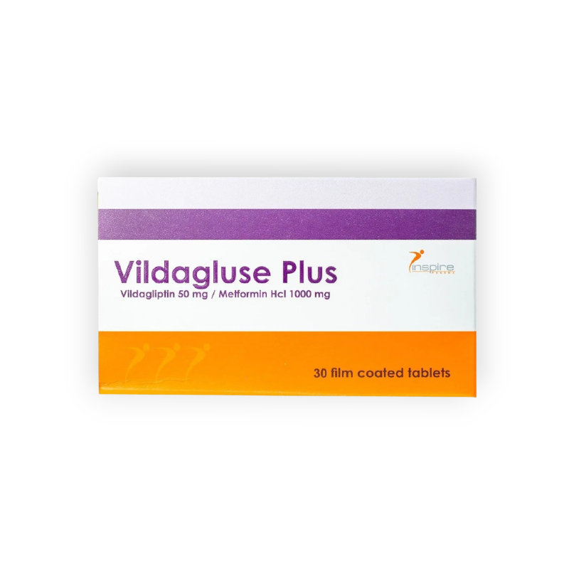 VILDAGLUSE PLUS 50 /1000 MG 30 TABLET