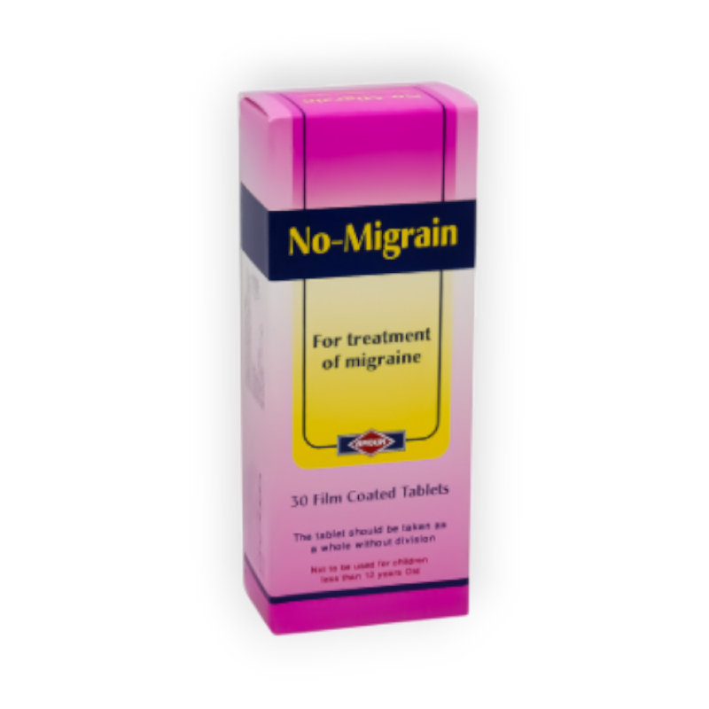 NO MIGRAINE 30 TAB سعر جديد