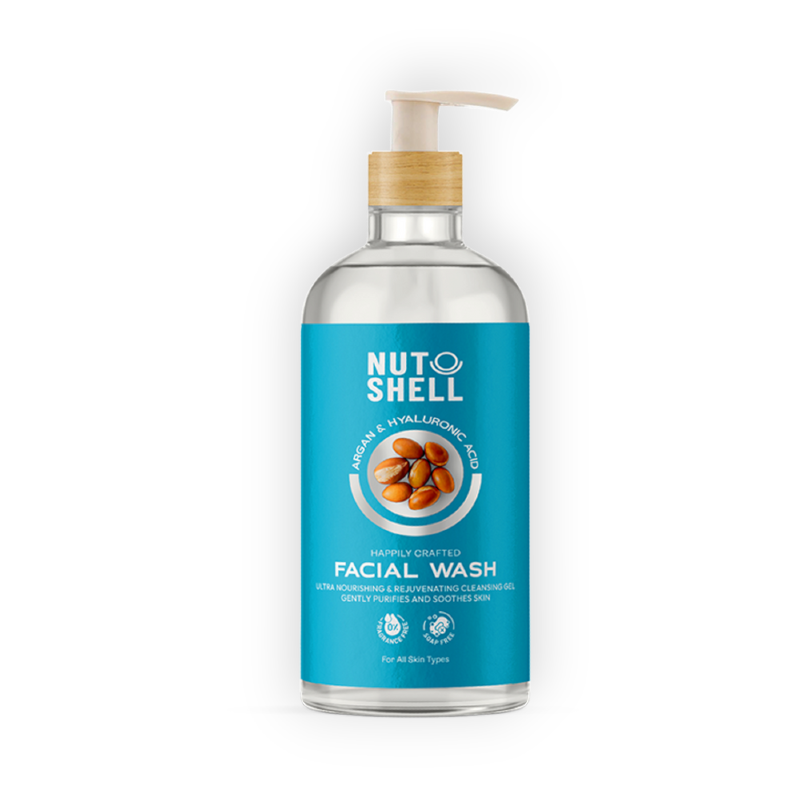 NUT SHELL FACIAL WASH (ARGAN) 250ML