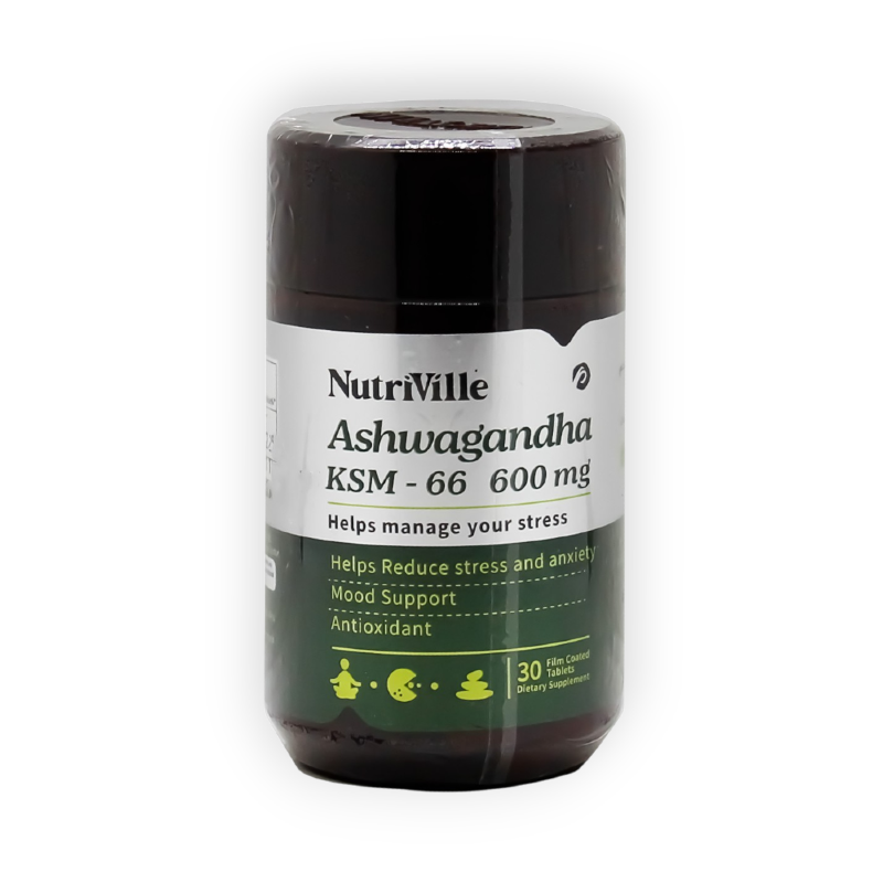 NUTRIVILLE ASHWAGANDHA 30 TAB