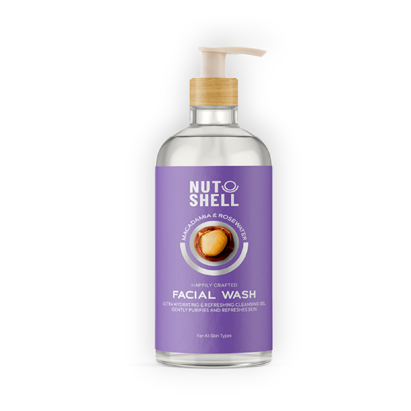 NUT SHELL FACIAL WASH (MACADAMIA) 250ML