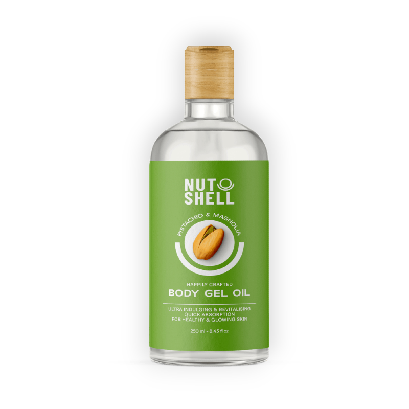 NUT SHELL BODY GEL OIL (PISTACHIO) 250ML