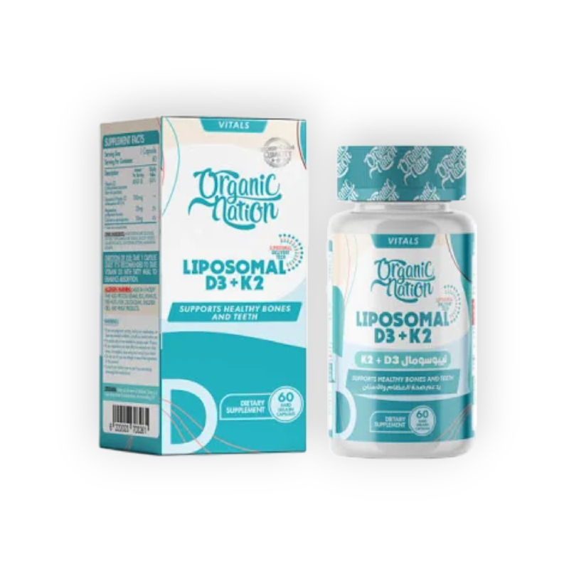 ORGANIC NATION LIPOSOMAL D3&K2 60CAP