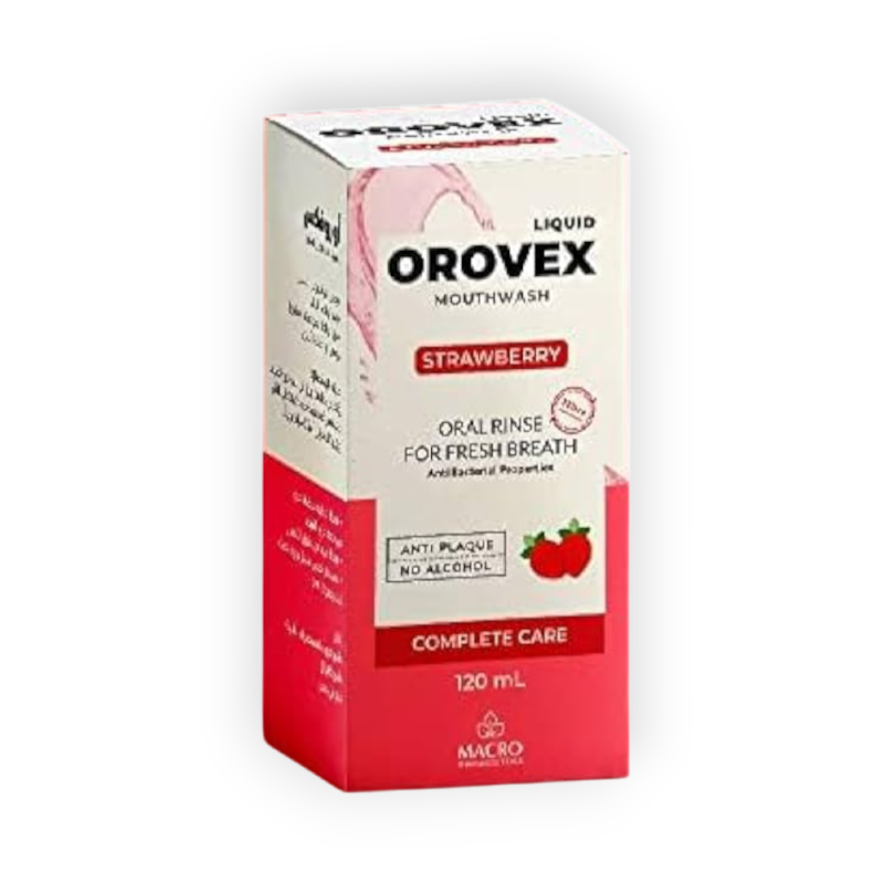 OROVEX  MOUTH WASH STRAWBERRY 120 ML ج