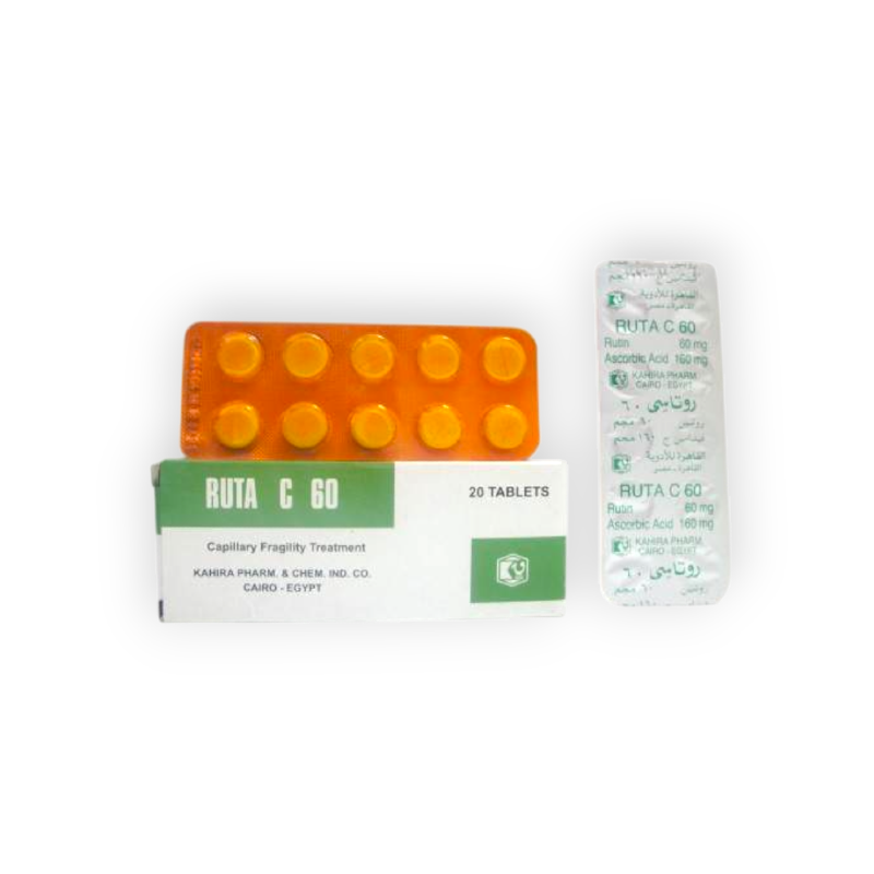 RUTA C 60 MG 20 TABLET
