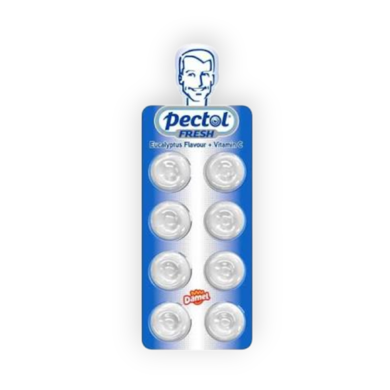 PECTOL EUCALYPTUS 8 LOZENG TAB ازرق