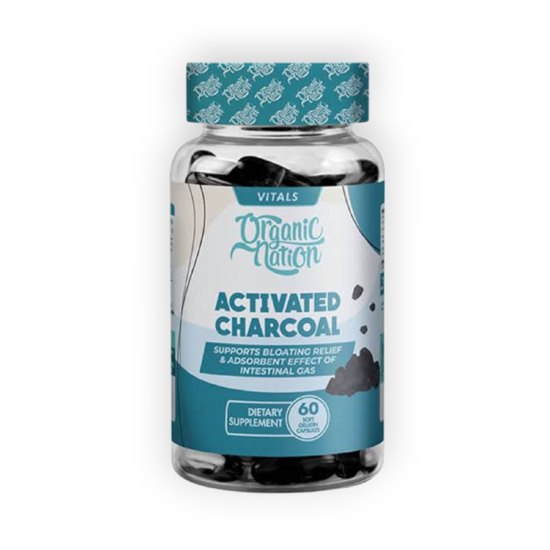ORGANIC NATION PERFECT CHARCOAL 60 CAP