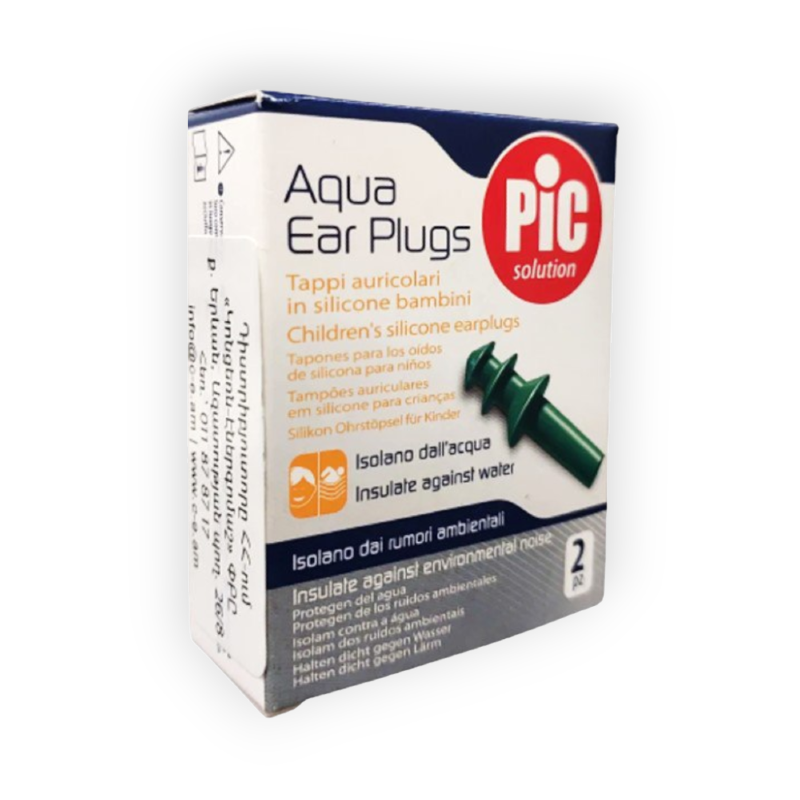 PIC AQUA EAR PLUGS ADULT SILICONE 2PCS سدادة اذن