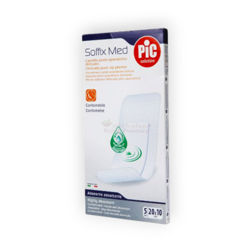 PIC SOFFIX MED PLASTER FOR SENSITIVE SKIN20X10 5PC