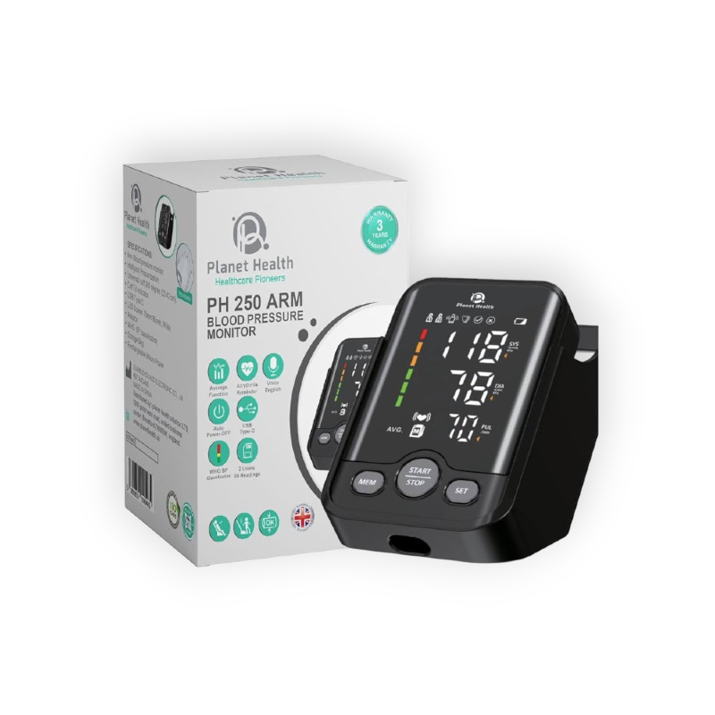 PLANET HEALTH PH 250 ARM BLOOD PRESSURE MONITOR